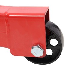 1500LB Folding Shop Crane Engine Hoist with 4 Casters Red