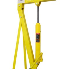 2 Ton Folding Engine Hoist Heavy Duty Steel Crane with 6 Casters