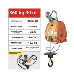 Electric Hoist 220V Crane Lifter Home Use Small Winch Air Conditioner Hoist