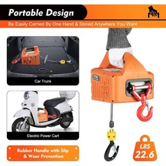 Micro Electric Small Hoist 220v Crane Home Lift Hoist Portable