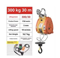 Electric Hoist 220V Crane Lifter Home Use Small Winch Air Conditioner Hoist