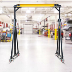2 Ton Adjustable Gantry Crane – 4400 Lbs Capacity for Warehouse & Construction