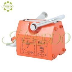Permanent Magnetic Lifter Lifting Magnet 220 lbs/100 kg 2.5 Safety Factor Orange