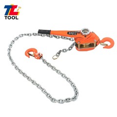 3Ton/6600lbs Capacity Manual Lever Block Chain Hoist10ft G80 Chain Wrench Hoist
