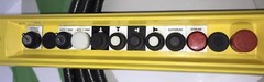TELEMECANIQUE XAC-B 08 CRANE CONTROLLER, MANUAL CONTROLLER (APPROX 10m CABLE) — USED