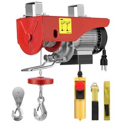Durable 110V Electric Hoist Crane – 440 Lbs Capacity with Emergency Stop Feature
