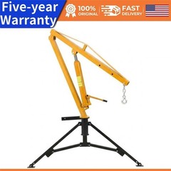 1000 LBS Hydraulic Hitch-Mount Truck Crane Professional 2 in Hitch Receiver