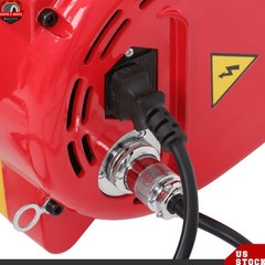 2-in-1 Electric Hoist Winch, 1100 lbs Capacity with Wireless&Wire Remote Control