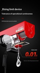 Mini Electric Hoist 220V Home Use Small Crane Lifter Winch Pulley Hoisting Crane