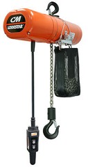 CM Lodestar 4225NH Electric Chain Hoist Model L 1 Ton 20 ft 460v