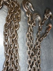 Cm Columbus Mckinnon 9/32 X 7” Adjustable Quad Sling Chain WLL Herc-Alloy 800