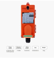 TELEcontrol F21-E2 Industrial Crane Remote Control Wireless (2T+1R) AC/DC18-65V