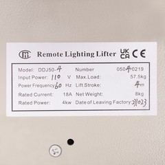 Electric Chandelier Hoist, 2 in 1 Chandelier Hoist Lifter System +Remote Control