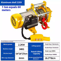 Electric Winch 220V Hoist Construction and Renovation Small Tool Crane