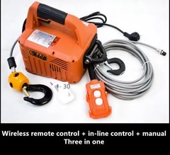 220v 500kg Remote Control Hoist Portable Home Traction Crane Small Crane