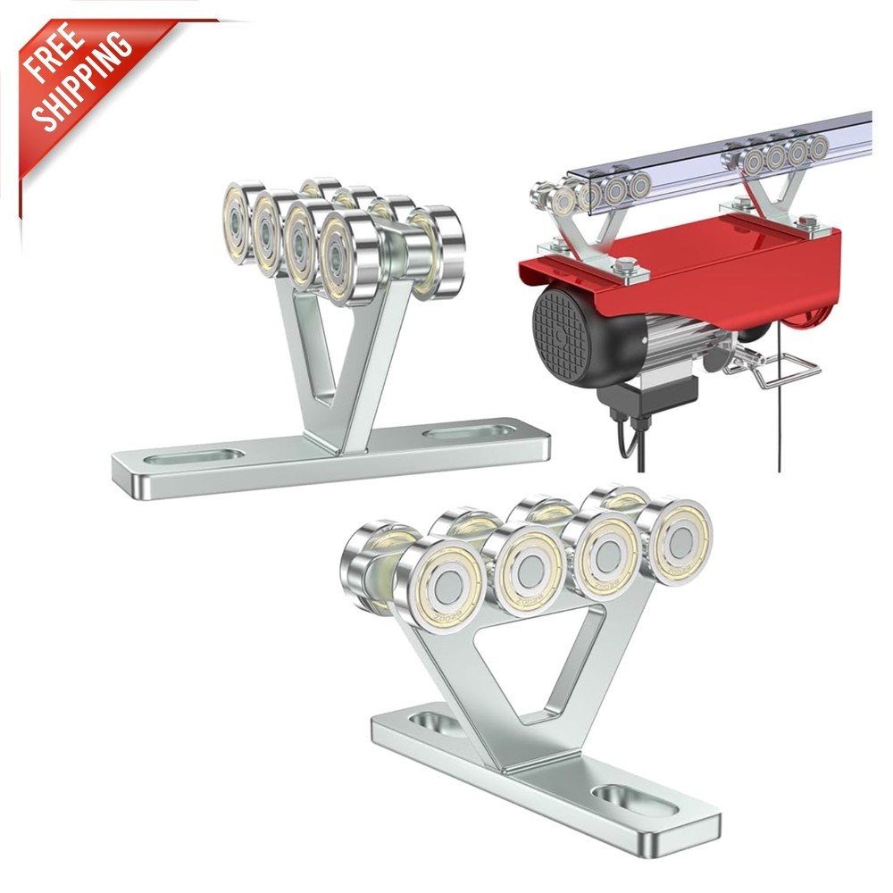 Compact and Reliable 8 Wheel Trolley Assembly for Electric Hoists – Easy Install