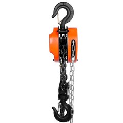 VEVOR Hand Chain Hoist, 2 Ton 4400 lbs Capacity 10 FT 2 ton 10ft G80, Orange
