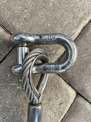 6 ft Crane Rigging Hoist Lift Sling Stainless Steel Cable Attachment Heavy Duty