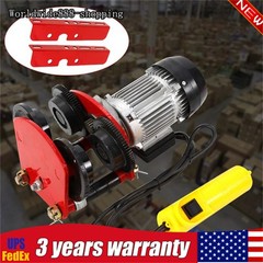 1 Ton Electric Chain Hoist Motor Speed 1400r/Min Power Trolley 500w