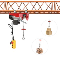 480W Electric Hoist Ceiling Pulley Overhead Crane Winch Lifting Engine Crane