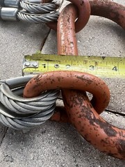 6 ft Crane Rigging Hoist Lift Sling Stainless Steel Cable Attachment Heavy Duty