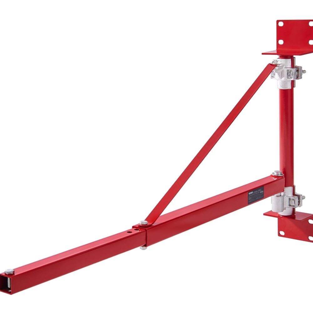 Wall Mount Jib Crane, 660 lbs Max Load Capacity Electric Scaffolding Lift, El…