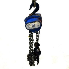 AMH All Material Handling 8 Foot Lift Manual Hand Fall Chain Hoist 3 Ton 6000#