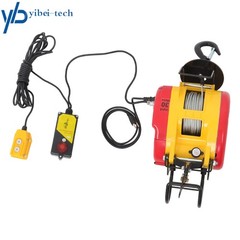 Electric Hoist Winch 2-in-1, 1100 lbs Capacity with Wire&Wireless Remote Control
