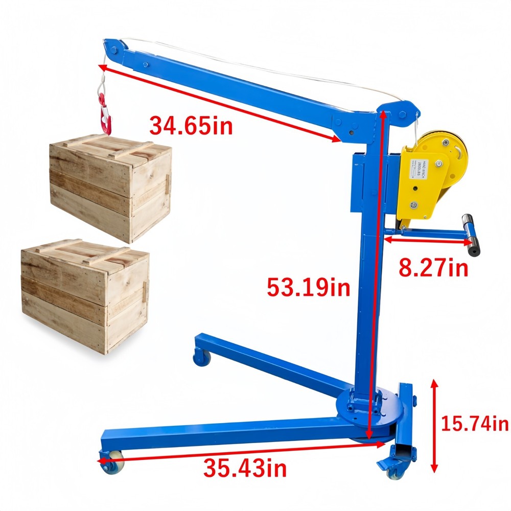 Foldable Small Hoist Hand-operated Lifting Elevator Hand-operated Crane