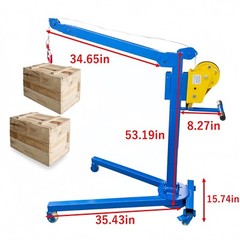 Foldable Small Hoist Hand-operated Lifting Elevator Hand-operated Crane