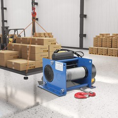 1000W Wire rope electric hoist 110v micro electric winch set 200-400 kg 30m new