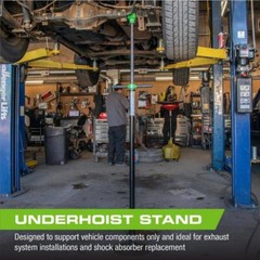 Lift Jack Support Stand W/ 1,500 lbs. Under Hoist Capacity and Adjustable Saddle