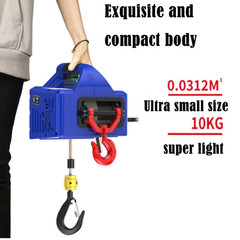 Upgrade Electric hoist Portable electric hand winch traction block electric stee