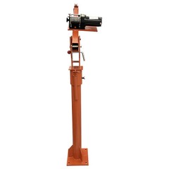 360° Electric Small Crane 500kg 1.2-2.2m 3000lb Hoister Swivel Hoist Winch Crane