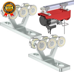 6 Wheel Hoist Trolley with Rollers – Strut Trolley Assembly for Electric Hoist –