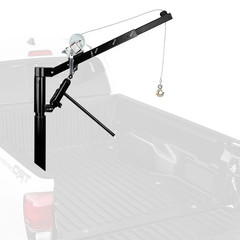 1000lbs Truck Crane Hoist Hitch Crane Jib Mount Pickup Steel for Lifting Goods
