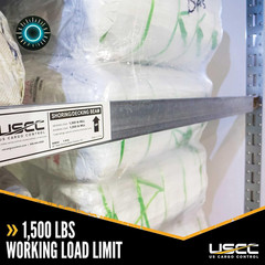 Adjustable Steel E Track Load Bars 92″-103″ (2-Pack) – 1,500 LBS Capacity NEW