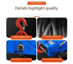 Compact Portable Remote-Controlled Home Air Conditioner Hoist and Lifter