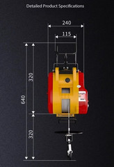 Electric Small Electric Hoist Household Small Crane LiftElevatorAirConditioner