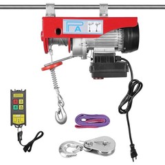 Electric Hoist 880lbs/400kg Crane Winch with Wireless Remote Control 850W 110V