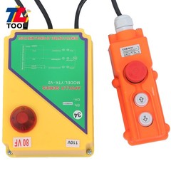 1320LBS Electric Hoist 110V 1150W Crane Winch 328ft Wireless&14ft Wired Remote