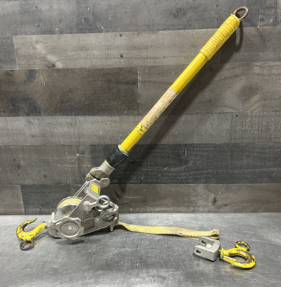 Lug-All Hoist Lincoln Precision 1500lb Single Rig 3000lb Double Rig. Needs Hook
