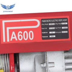 1320lbs Electric Hoist with Wireless Remote Control,14ft Wired Remote Control