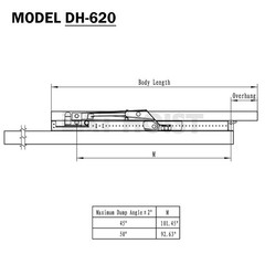 12 Ton Hydraulic Scissor Hoist Kit – Fits 16-18′ Dump Body DH-620