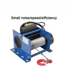 Winches Small Wire Rope Electric Fast Crane / Lifting Lowering Traction