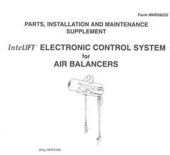 IAW050080E81SP, I/R Intelift, Air Balancer. Without Suspension, IAW050080001SP