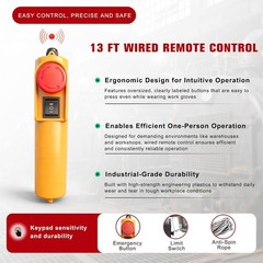 Remote Control Electric Hoist 110V 1320Lbs