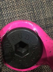 Rud 9t Chain Screw-On Hoist Ring, M42 x 10.9 Thread Size, WLL 19840 lb. Used