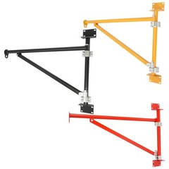 Wall Mount Crane Bracket Alloy Steel Hoist Bracket Crane Swing Arm with Pole