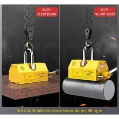 1500KG Steel Plate Permanent Lifter New Manual CE Certified High Capacity